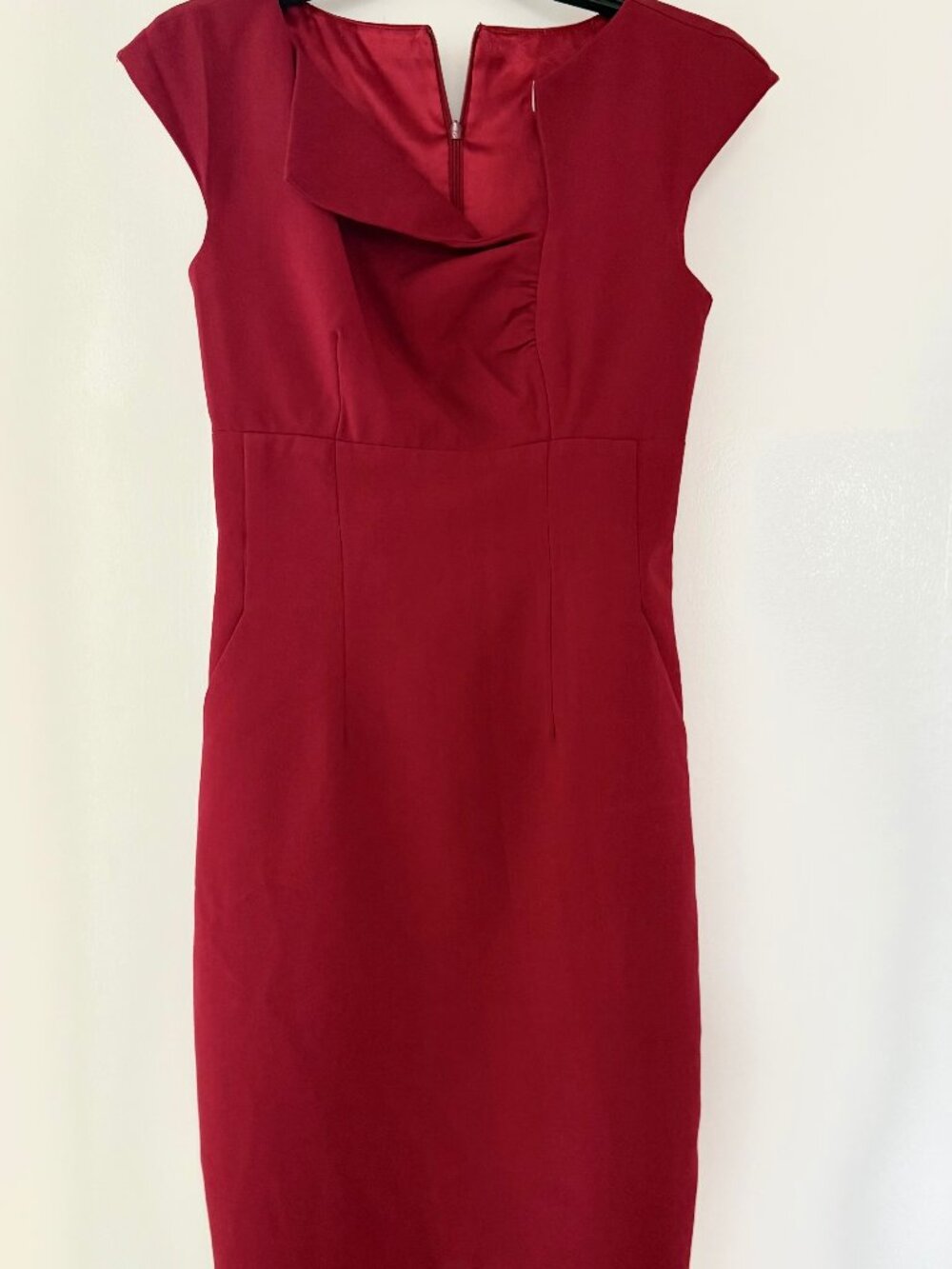 Ava & Aiden Burgundy Sheath Dress Size 0